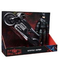 Imagine Batman film motocicleta lui Batman si figurina Batman 30 cm