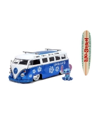 Imagine Jada Autobuz metalic si figurina Stitch scara 1:24