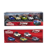 Imagine Majorette Set 5 masini din metal Suzuki Jimny 7.5 cm