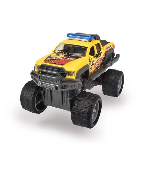 Imagine Masina de teren galbena din metal Rally Monster 15 cm