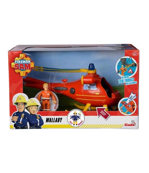 Imagine Pompierul Sam elicoperul Wallaby cu figurina Tom Thomas