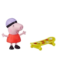 Imagine Peppa Pig figurina prietenii amuzanti Peppa Pig cu skateboard 7 cm