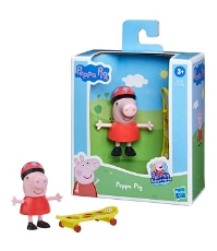 Imagine Peppa Pig figurina prietenii amuzanti Peppa Pig cu skateboard 7 cm