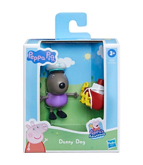 Imagine Peppa Pig figurina   prietenii amuzanti catelul Danny 7 cm