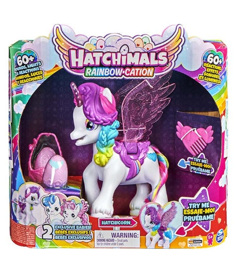 Imagine Hatchimals Unicornul cu aripi magice