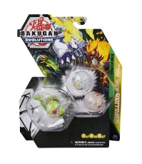 Imagine Bakugan pachet Starter 3 Bakugani S4 Serpillious Ultra verde Colossus si Neo Dragonoid