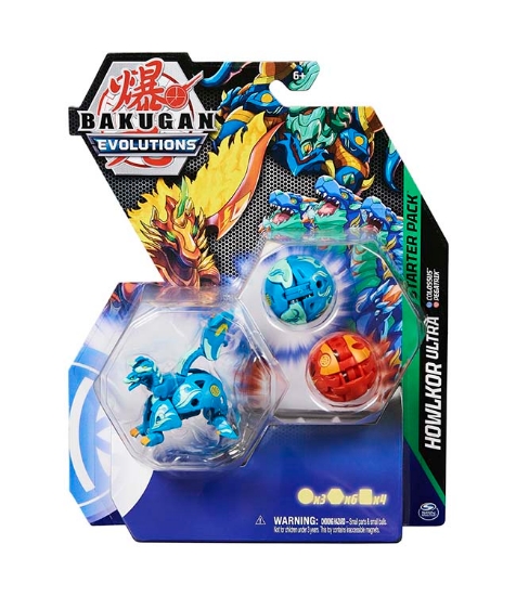 Imagine Bakugan S4 pachet Starter Howlkor Ultra, Colossus si Pegatrix