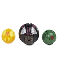 Imagine Bakugan Platinum Powerup S4 Warrior Whale Nano Fury si Nano Sledge