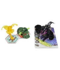 Imagine Bakugan Platinum Powerup S4 Warrior Whale Nano Fury si Nano Sledge