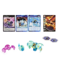 Imagine Bakugan Platinum Powerup S4 Sectanoid Nano Widow si Nano Sludgem