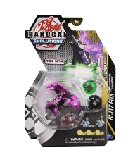 Imagine Bakugan Platinum Powerup S4 Blitz Fox Nano Riptide si Nano Fury