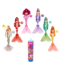 Imagine Barbie papusa descopera culoarea Sirenele curcubeu