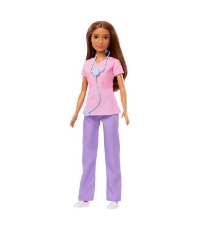 Imagine Papusa Barbie asistenta medicala satena