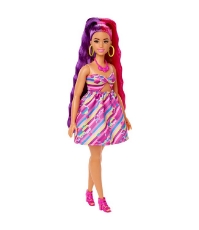 Imagine Barbie Totally Hair papusa Barbie satena