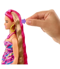Imagine Barbie Totally Hair papusa Barbie satena
