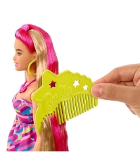 Imagine Barbie Totally Hair papusa Barbie satena
