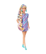 Imagine Barbie Totally Hair papusa Barbie blonda