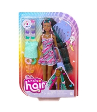 Imagine Barbie Totally Hair papusa Barbie curcubeu