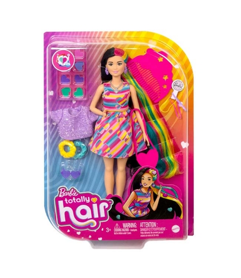 Imagine Barbie Totally Hair papusa Barbie bruneta