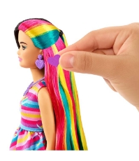 Imagine Barbie Totally Hair papusa Barbie bruneta