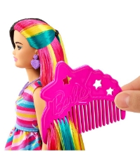 Imagine Barbie Totally Hair papusa Barbie bruneta