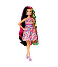 Imagine Barbie Totally Hair papusa Barbie bruneta