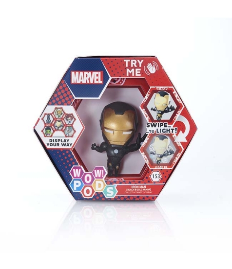 Imagine Wow! Pods - Marvel Iron Man cu armura negru si auriu