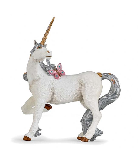 Imagine Figurina unicornul argintiu