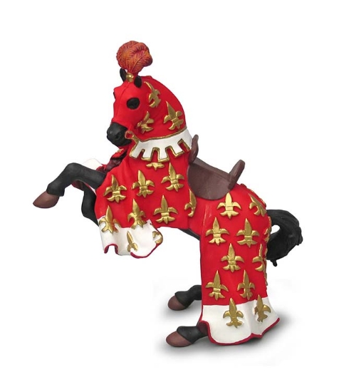 Imagine Figurina calul Printului Filip rosu