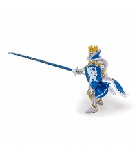 Imagine Figurina rege cu Blazon Dragon albastru