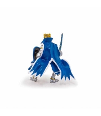 Imagine Figurina rege cu Blazon Dragon albastru