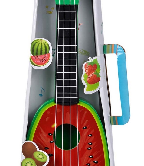 Imagine Instrument muzical Ukulele cu design de pepene