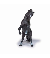 Imagine Figurina cal negru cabrat