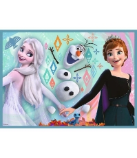 Imagine Puzzle Trefl 4 in 1 Frozen 2 Uimitoarea lume Disney