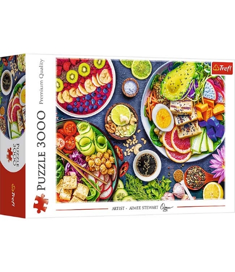 Imagine Puzzle Trefl 3000 Bolul Colorat