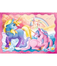 Imagine Puzzle Trefl 4 in 1 Patrula Unicorni si Magie