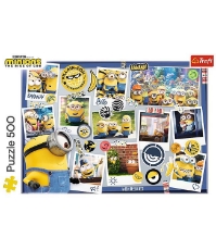 Imagine Puzzle Trefl 500 minionii Colectia foto