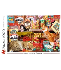 Imagine Puzzle Trefl 1000 Pisici si dulciuri