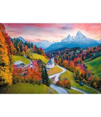 Imagine Puzzle Trefl Uft 1000 Peisaj idilic Alpi