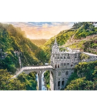 Imagine Puzzle Trefl 1000 sanctuarul Las Lajas Columbia