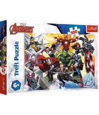 Imagine Puzzle Trefl 100 Marvel Avengers Puterea Razbunatorilor