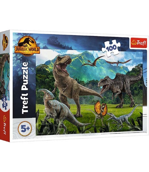 Imagine Puzzle Trefl 100 piese Jurassic World Lumea dinozaurilor