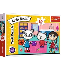 Imagine Puzzle Trefl 60 Kicia Kocia si  prietenii