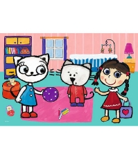Imagine Puzzle Trefl 60 Kicia Kocia si  prietenii