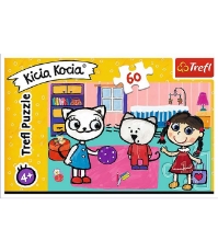 Imagine Puzzle Trefl 60 Kicia Kocia si  prietenii