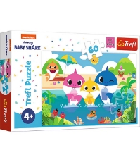 Imagine Puzzle Trefl 60 Baby Shark - Familia in vacanta