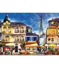Imagine Puzzle Trefl din lemn 1000 piese Strada Franceza