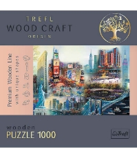 Imagine Puzzle Trefl din lemn 1000 piese New York