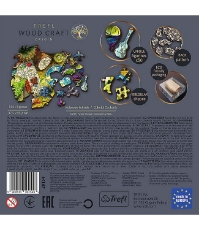 Imagine Puzzle Trefl din lemn 500+1 piese Cocktailurile  colorate