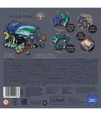 Imagine Puzzle Trefl din lemn 500+1 piese Viata Marina